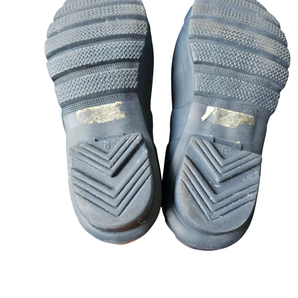Hunter Gray Tall Rubber Rain Boots US Size 7M/8F Size EU 39